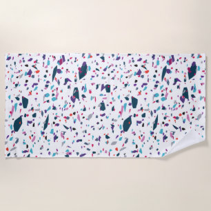 Serviette De Plage Summer Joy Terrazzo Coloré Fun