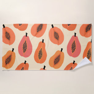 Serviette De Plage Sunfruit Slice Papice Orange Hues