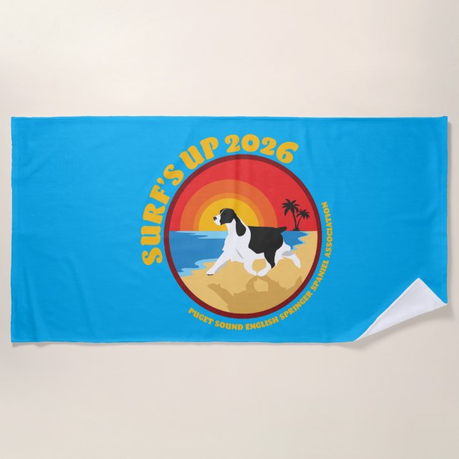 Serviette De Plage Surfs Up ESS  Beach Towel (Devant)