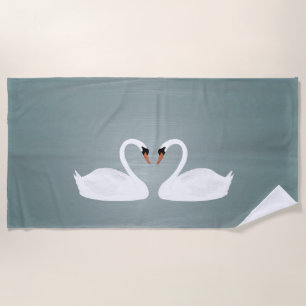 Serviette de plage Swans