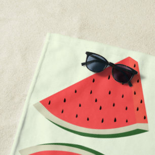 Serviette De Plage Sweet Watermelons Beach Tower - Couleurs Personnal