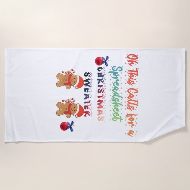 Serviette De Plage T-Shirt (Devant)