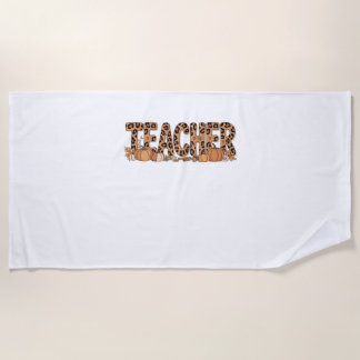 Serviette De Plage T-shirt trop grand pour l'enseignant