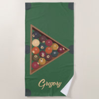 Table de billard vintage personnalisée Ballons de