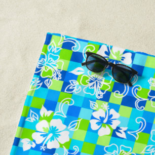 Serviette De Plage Tableau de contrôle Hibiscus Hawaiian Floral - Tur