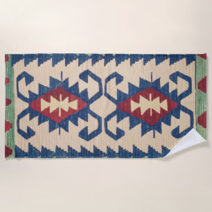 Serviette De Plage Tapis Oriental Killim
