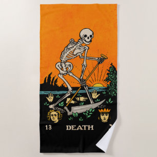 Serviette De Plage Tarot de la mort