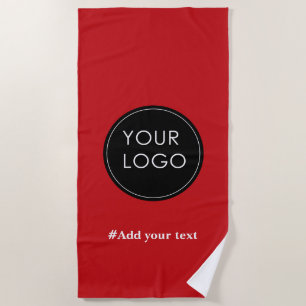 Serviette De Plage Téléchargez Votre Logo Professionnel Personnalisé
