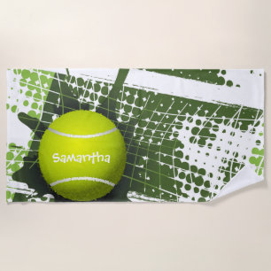 Serviette De Plage Tennis Design Beach Towel