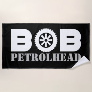 Serviette De Plage Tête Bob Petrol