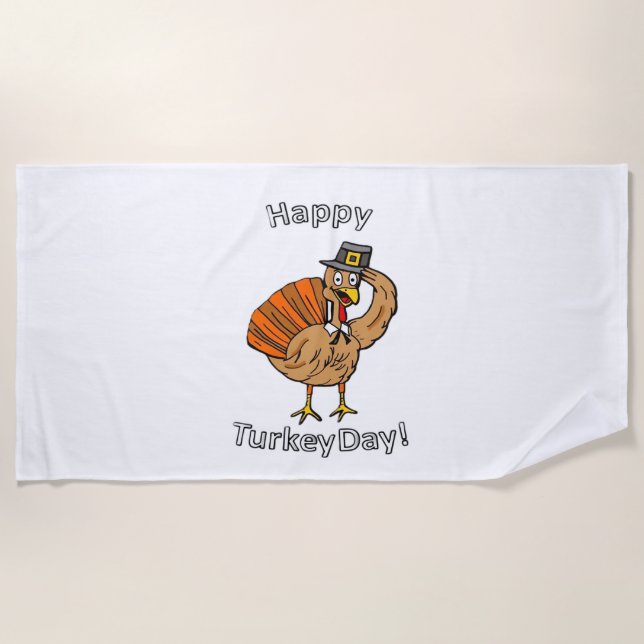 Serviette De Plage Thanksgiving (Style 2) T-shirt classique (Devant)