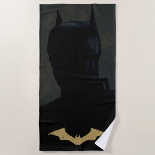 Serviette De Plage The Batman With Golden Bat Symbol