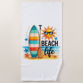 Serviette De Plage The Beach Life 
