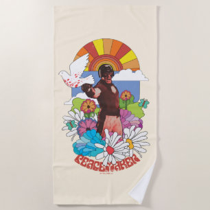 Serviette De Plage The Suicide Squad   Peacemaker Flowers & Sunshine