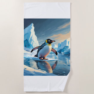 Serviette De Plage Thème Penguin