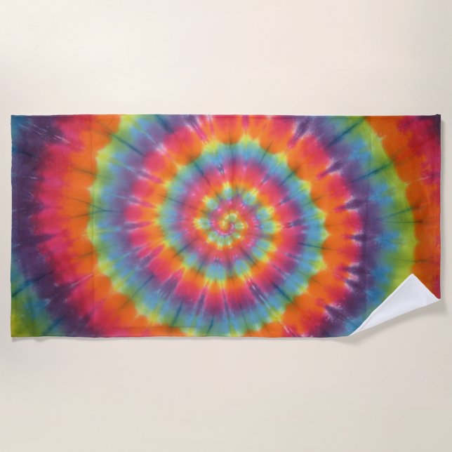 Serviette De Plage Tie Tee Dye (Devant)