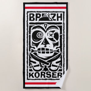 Serviette De Plage Tiki Breizh Korser