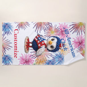 Serviette De Plage Tonnerre de poussin américain