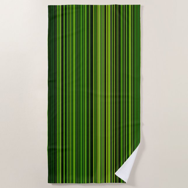 Serviette De Plage Tons verts (Devant)