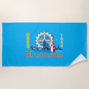 Serviette De Plage Torchon de plage de Milwaukee