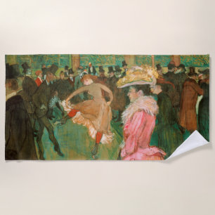 Serviette De Plage Toulouse-Lautrec - Au Rouge, La Danse