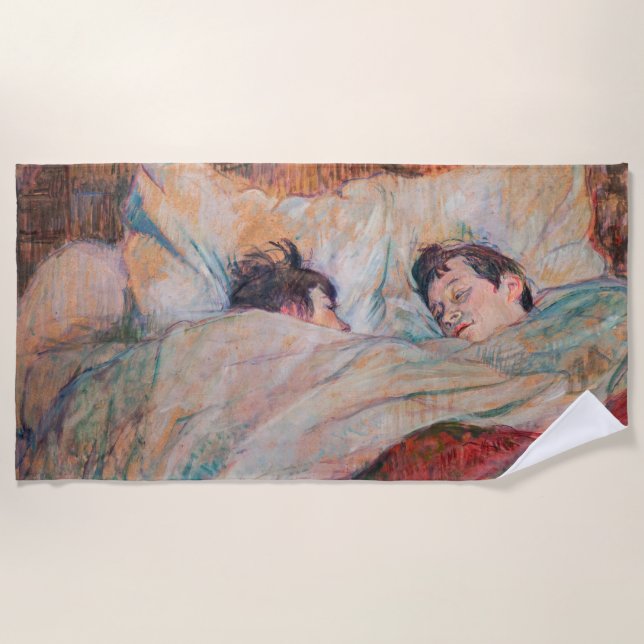 Serviette De Plage Toulouse-Lautrec - Le Lit (Devant)
