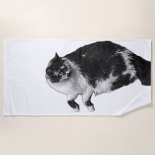 Serviette De Plage Tour de plage de Flip Cat en été