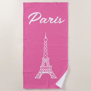 Serviette de plage Tour Eiffel