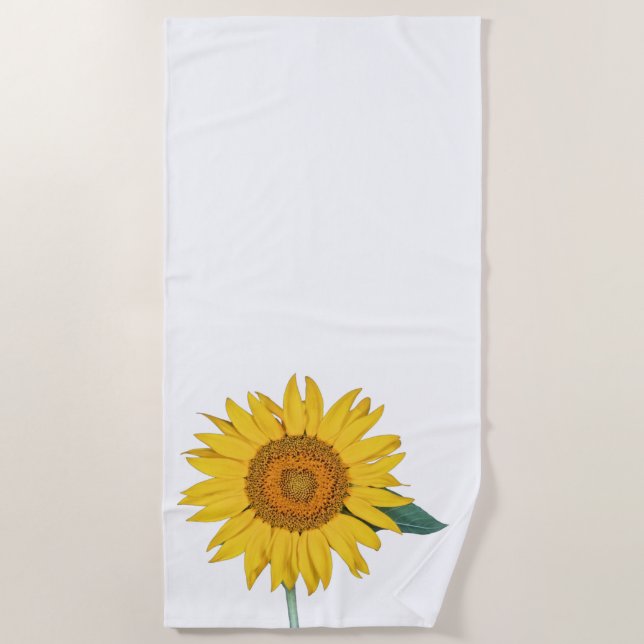 Serviette De Plage Tournesol (Devant)