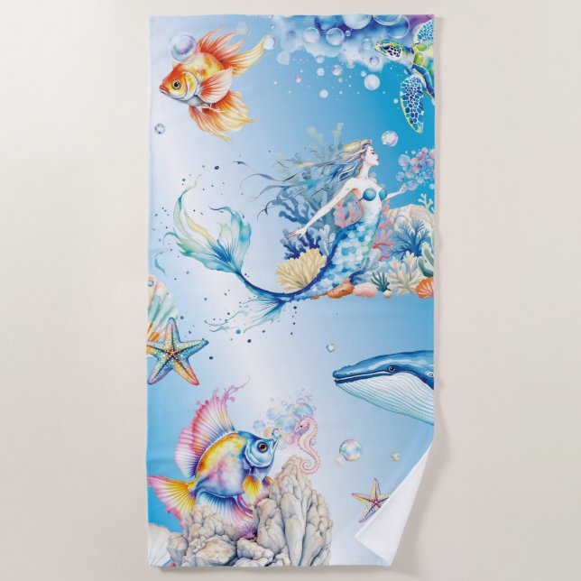 Serviette De Plage Tranquil Depths (Devant)