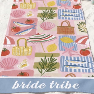 Serviette De Plage Tribu de mariée Sardine Funky