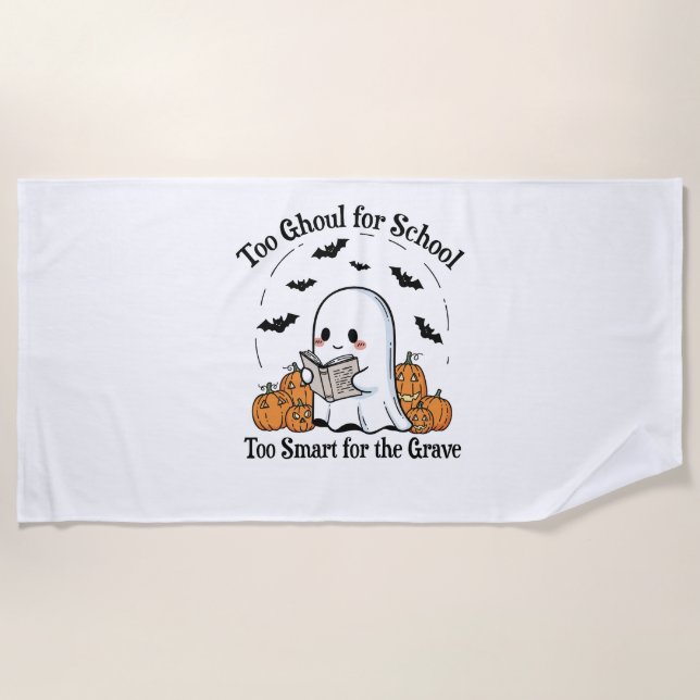 Serviette De Plage Trick ou Treat Halloween (Devant)