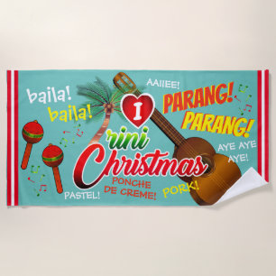 Serviette De Plage Trini Noël est le meilleur / Marac et Cuatro