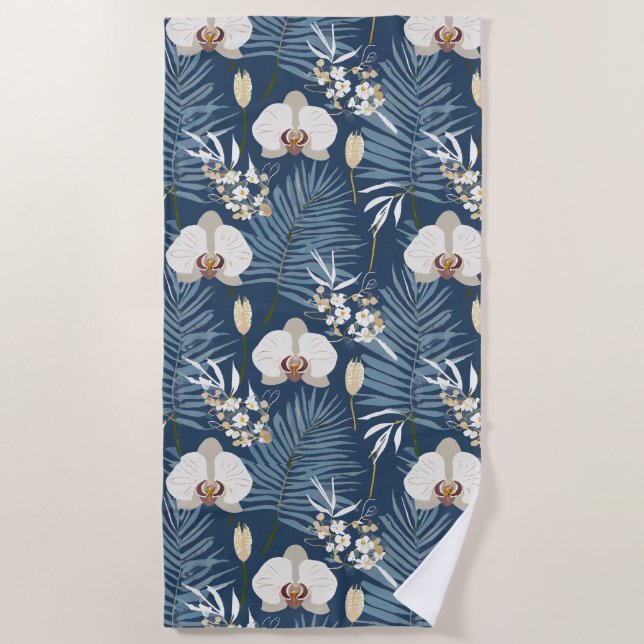 Serviette De Plage Tropical (Devant)