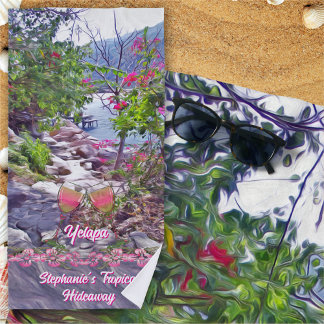 Serviette De Plage Tropical Hideaway & Wine 821