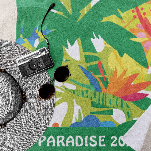 Serviette de plage Tropical Paradise