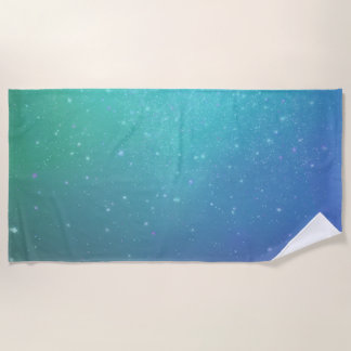 Serviette De Plage TSDS : De la vie et de l'amour bleu et vert