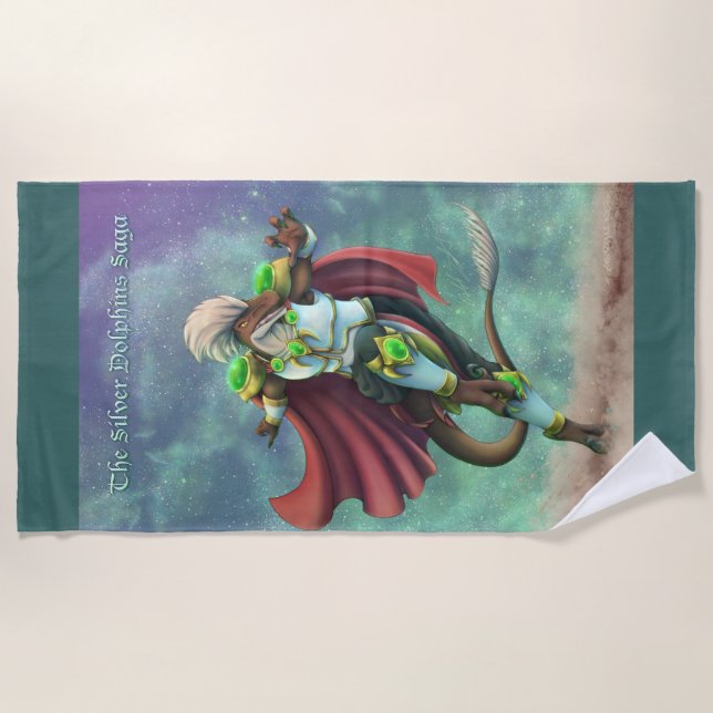 Serviette De Plage TSDS : Justin Arisdale Couverture Art Solo Earth (Devant)