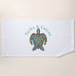 Serviette De Plage Tur Caicos Tortue Tribal