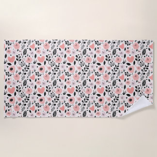 Serviette De Plage Une Fleur Fleurit Pour Sa Propre Joie