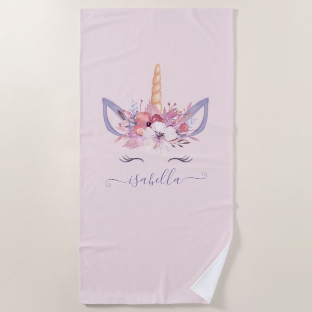 serviette de plage Unicorn (Devant)