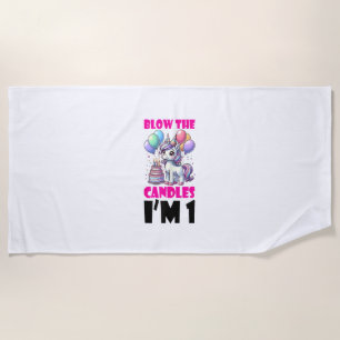 Serviette De Plage Unicorn Enfants 2e fête d'anniversaire garçon 2 an