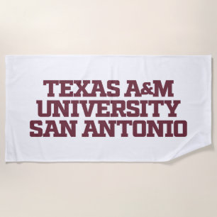 Serviette De Plage Université Texas A&M de San Antonio