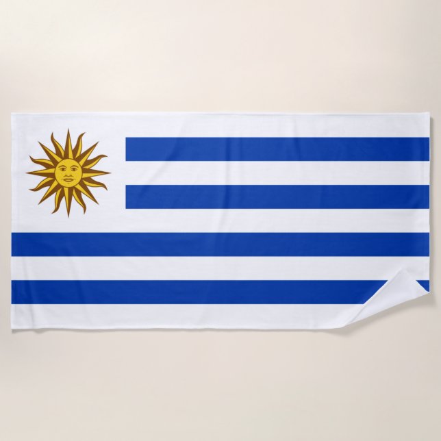 Serviette De Plage Uruguay (Devant)
