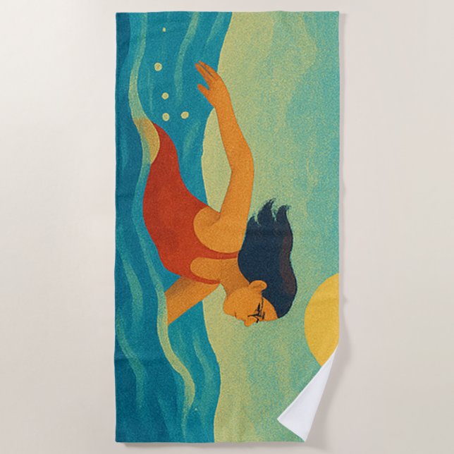 Serviette De Plage vacances (Devant)