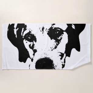 Serviette De Plage Vaste Daybreak, yeux confiants