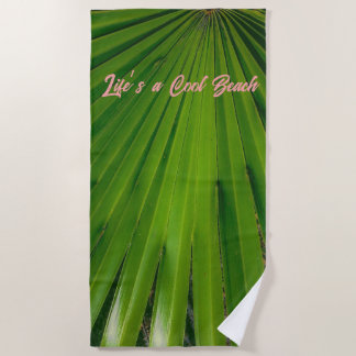 Serviette de plage Ventilateur Palmetto de scie
