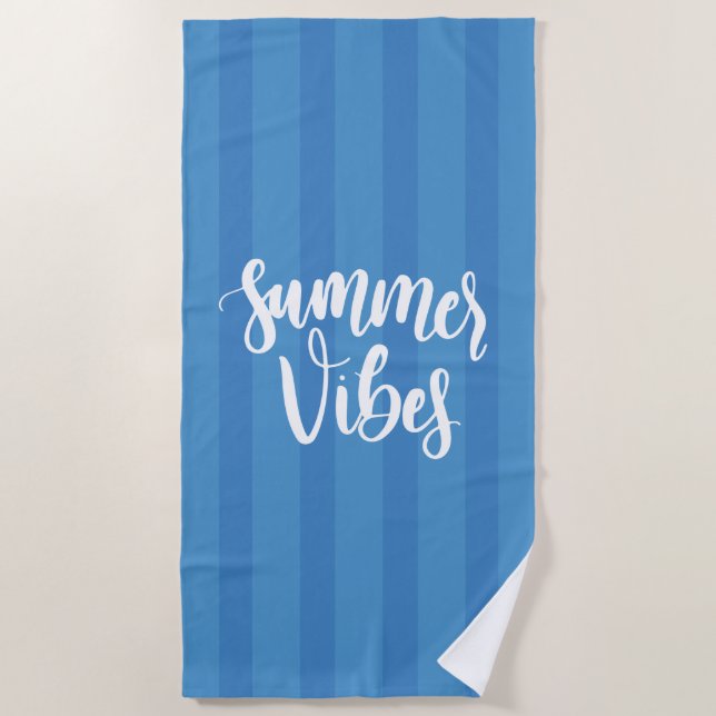 Serviette De Plage Vibes d'été (Devant)