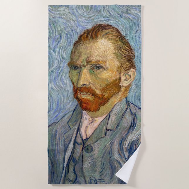 Serviette De Plage Vincent Van Gogh - Autoportrait (Devant)