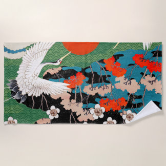 Serviette De Plage Vintage Japanese Art 